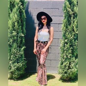 Forever 21 Flare bohemian style jumpsuit - medium